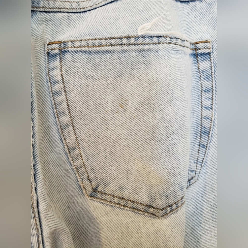 💪VINTAGE BRITCHES GREAT OUTDOORS BLUE JEANS MEN'S SIZE 31 x 31 FADED DISTRESSED - Picture 10 of 12
